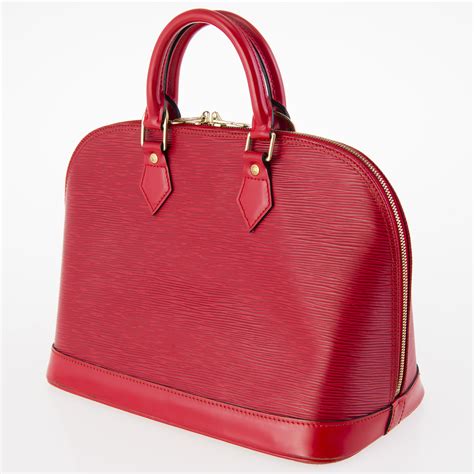 louis vuitton alma red